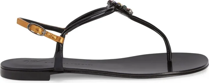 Noussa floral-appliqué sandals
