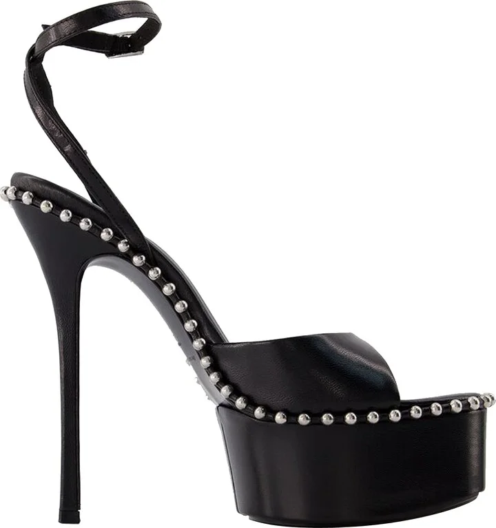 Nova 145 Sandals - Alexander Wang - Leather - Black