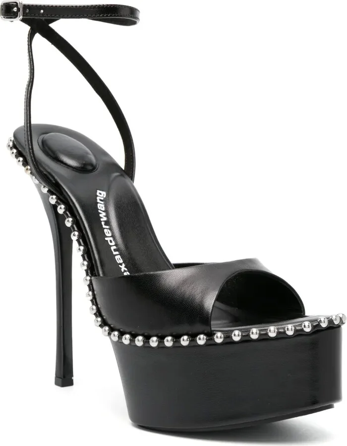 Nova 145mm platform leather sandals - Image 2