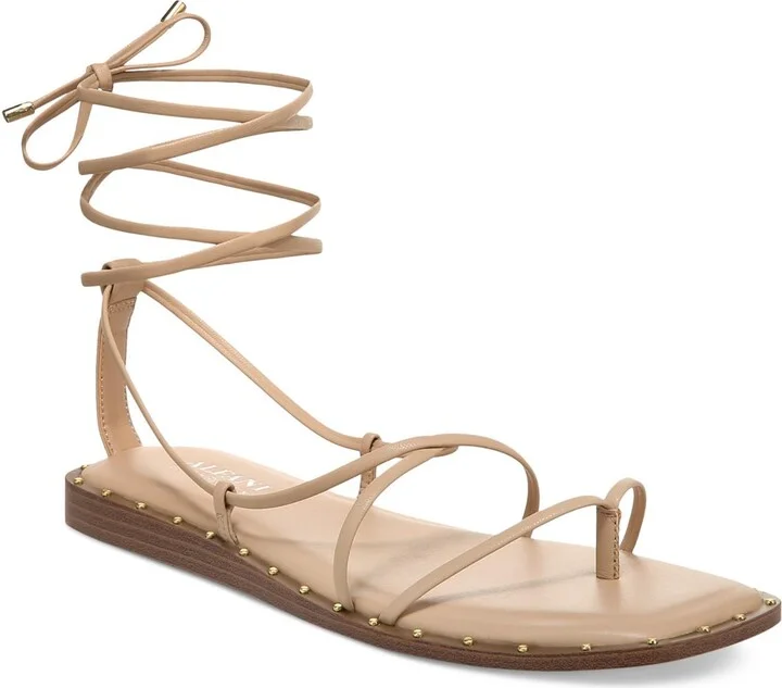 Novaraa Womens Faux Leather Casual Strappy Sandals