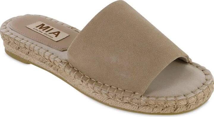 Noveli Espadrille Platform Slide Sandal