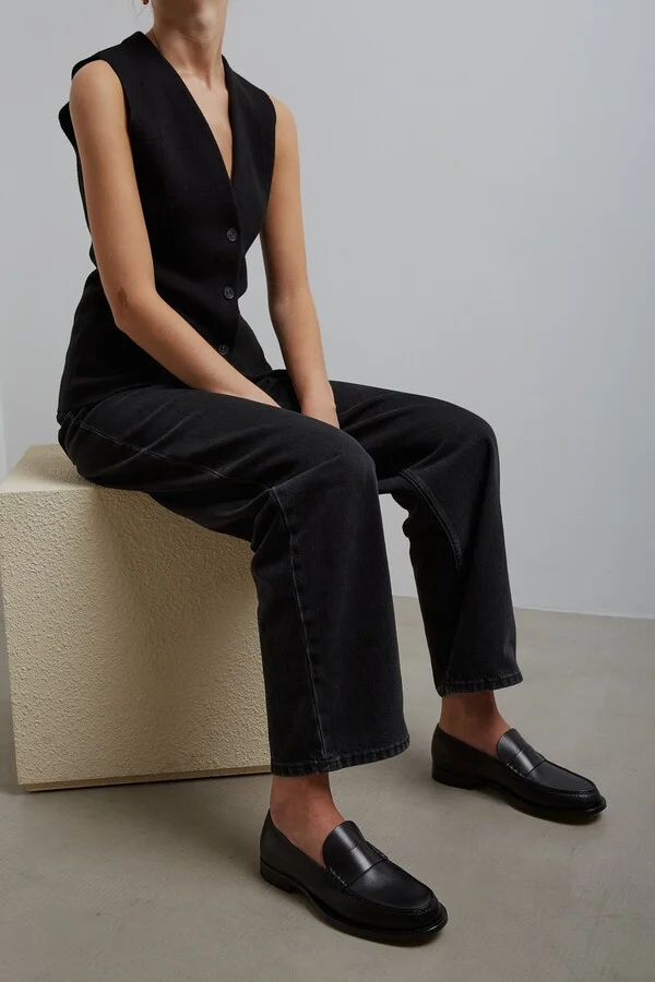 Novus black leather moccasin - Image 2
