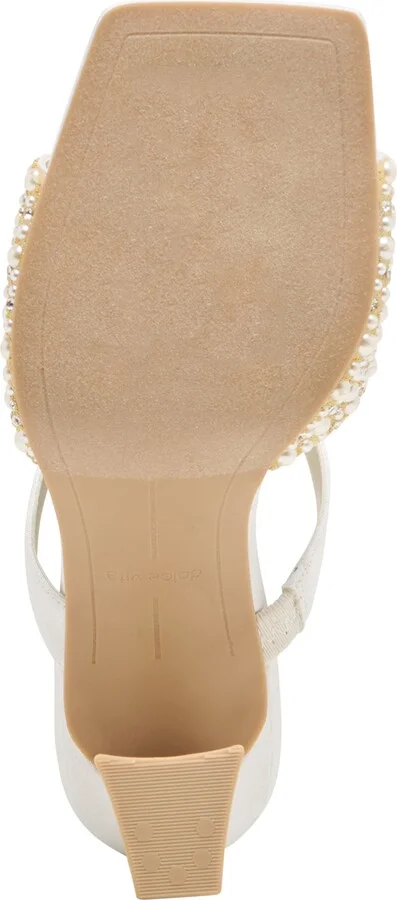 Nowles Faux Pearl & Rhinestone Sandal - Image 6