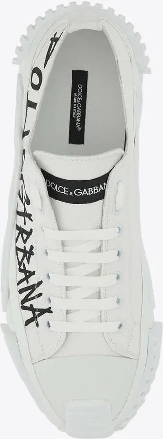 NS1 Logo Print Canvas Sneakers - Image 2