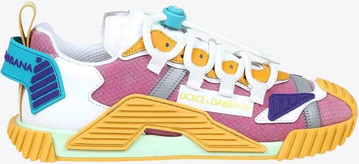 NS1 Low-Top Sneakers with Raised-Logo