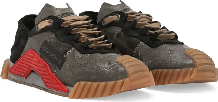 NS1 panelled leather sneakers - Image 2