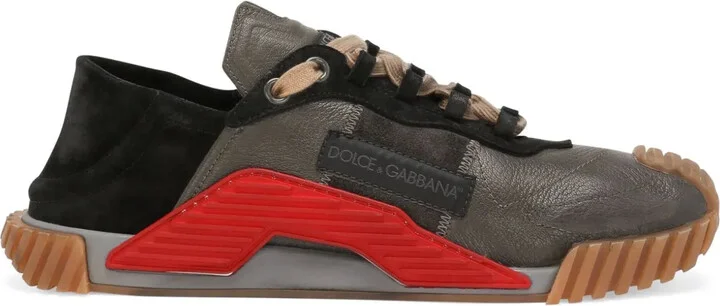 NS1 panelled leather sneakers