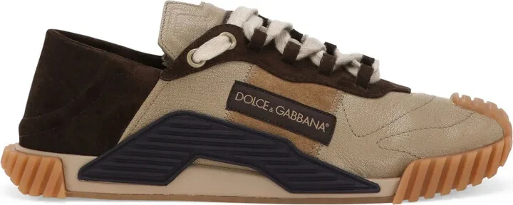 NS1 panelled leather sneakers