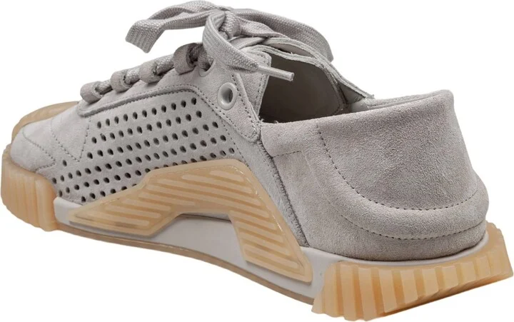 Ns1 Sneakers In Suede Color Grey