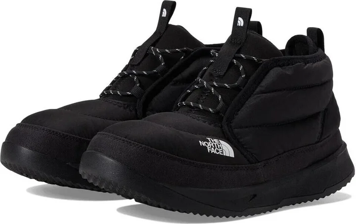 NSE NF0A7W4O Mens US 9.5 Black White Lace Up Chukka Boots RHS2713