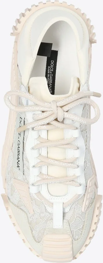 NSL Lace-Trimmed Low-Top Sneakers - Image 3