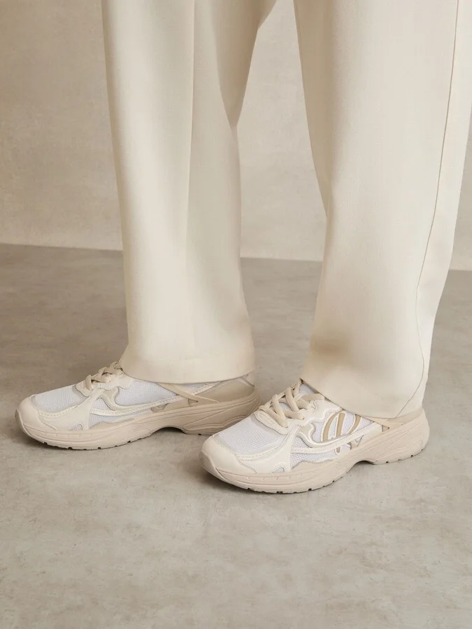 Nubuck and Mesh Trainers - Image 5