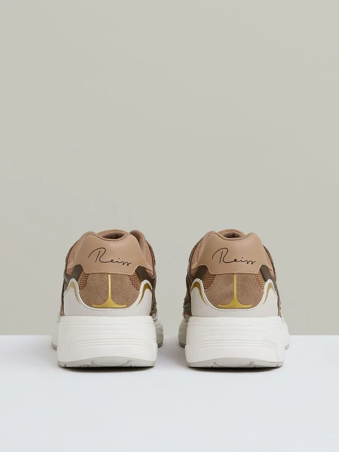 Nubuck and Mesh Trainers - Image 4