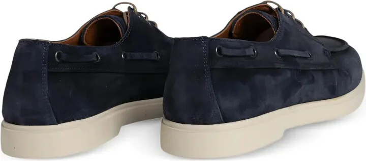 Nubuck-Leather Lace-Up Boat Shoes - Image 3