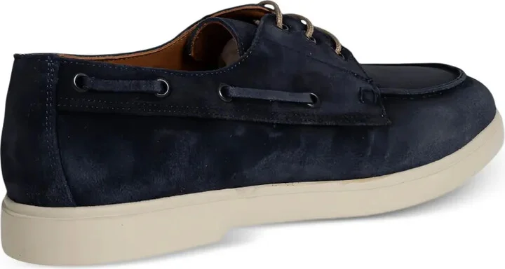 Nubuck-Leather Lace-Up Boat Shoes - Image 5