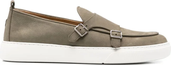 Nubuck Monk Shoes