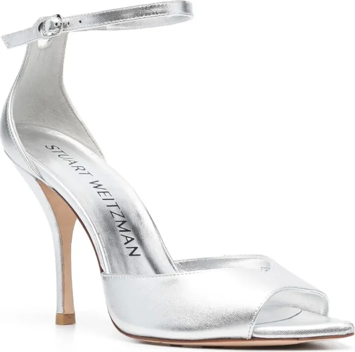 Nudist 100mm metallic-finish sandals - Image 2