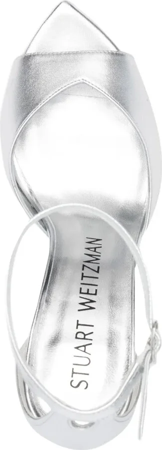 Nudist 100mm metallic-finish sandals - Image 4