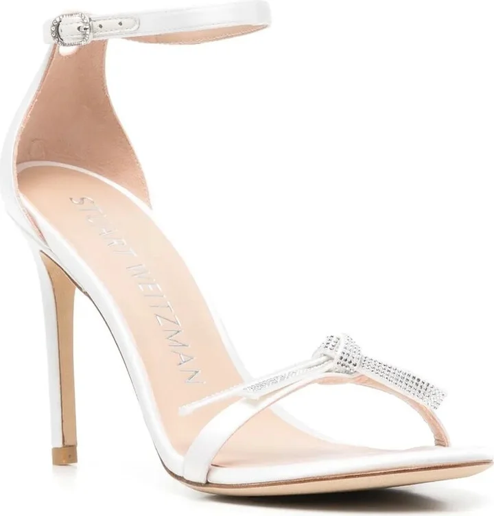 Nudist crystal-bow sandals - Image 2