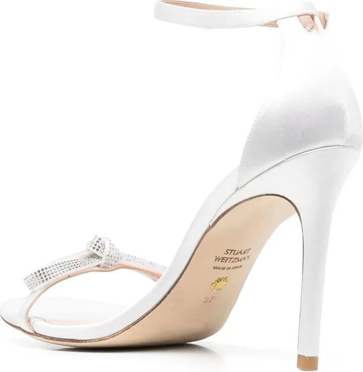 Nudist crystal-bow sandals - Image 3