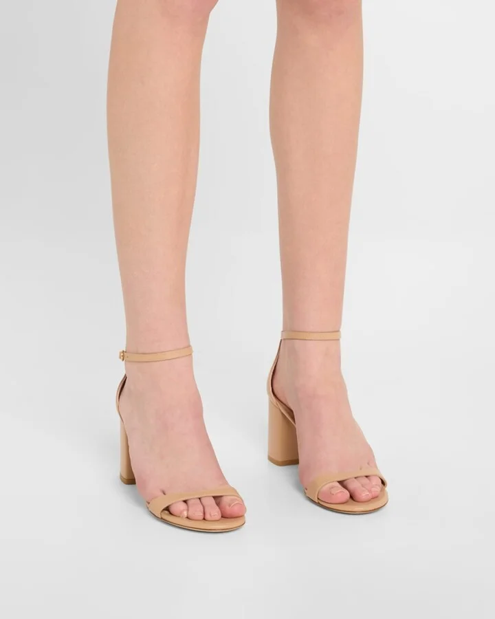 Nudist II Leather Ankle-Strap Sandals - Image 3