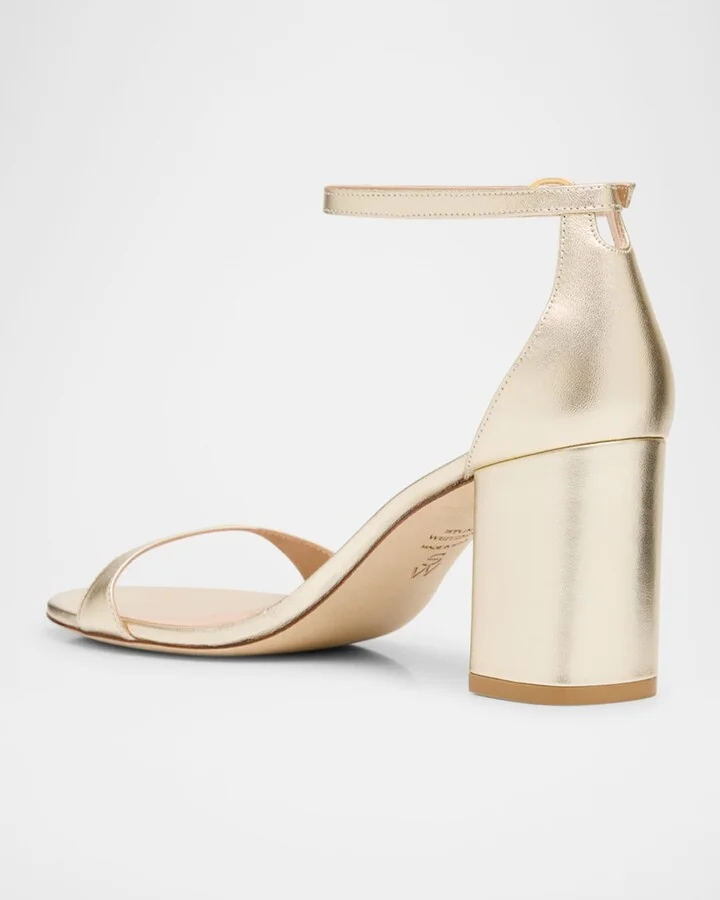 Nudist II Leather Ankle-Strap Sandals - Image 4