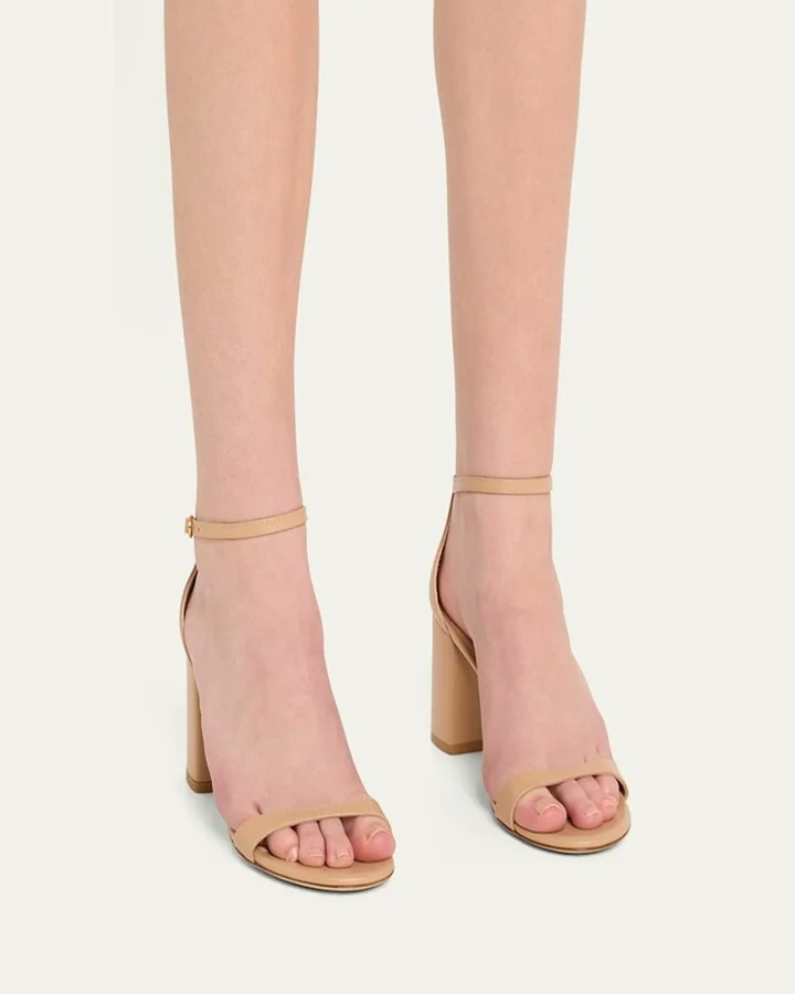 Nudist II Leather Ankle-Strap Sandals - Image 10