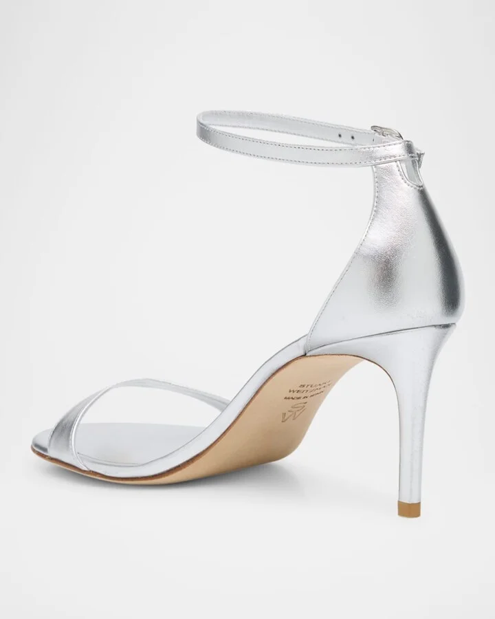 Nudist II Metallic Ankle-Strap Sandals - Image 2