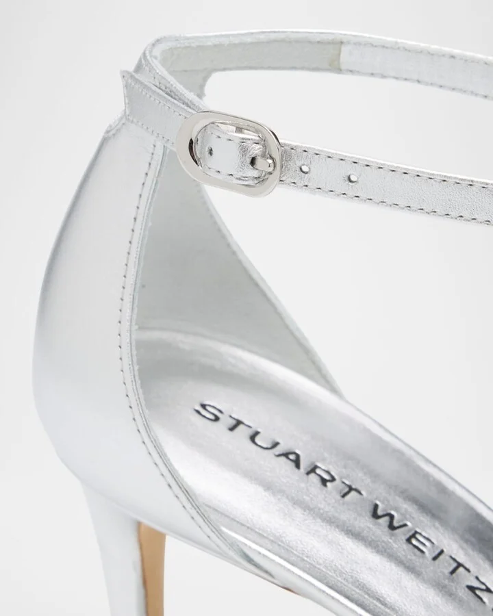 Nudist II Metallic Ankle-Strap Sandals - Image 3