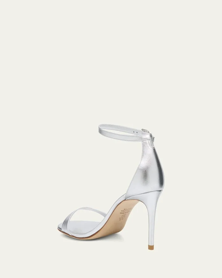 Nudist II Metallic Ankle-Strap Sandals - Image 6
