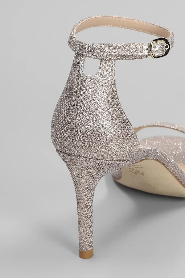 Nudist Ii Sandals In Gold Leather - Image 5