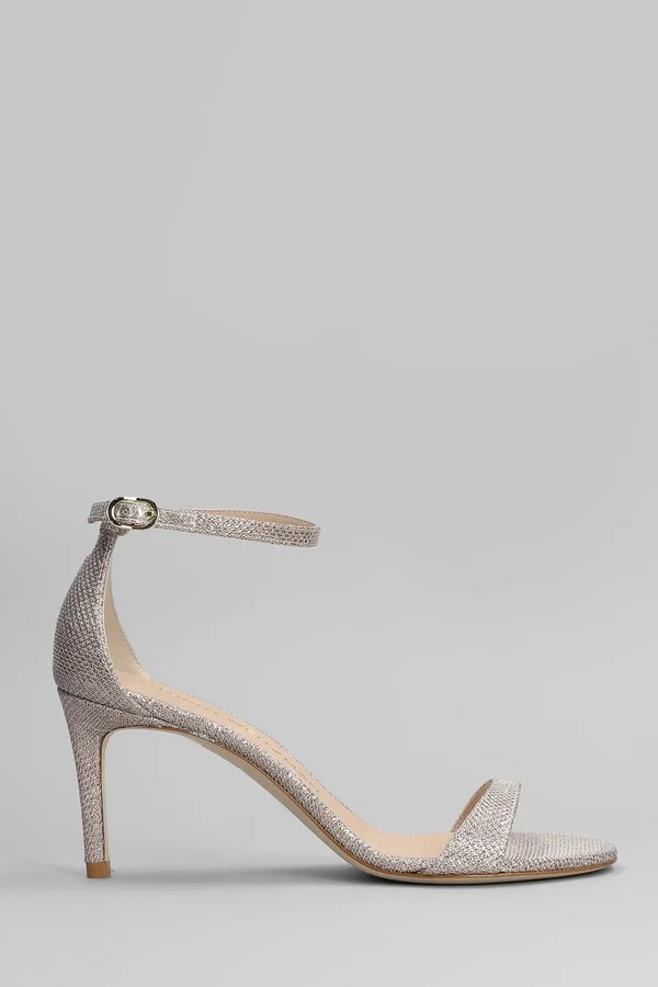 Nudist Ii Sandals In Gold Leather