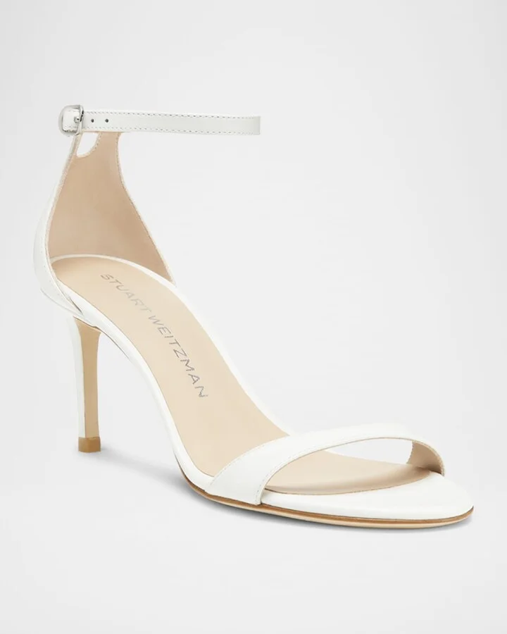 Nudist Leather Ankle-Strap Sandals - Image 2