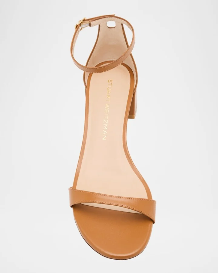 Nudist Leather Ankle-Strap Sandals - Image 7