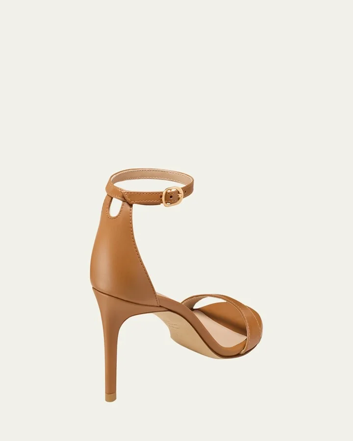 Nudist Leather Ankle-Strap Sandals - Image 2