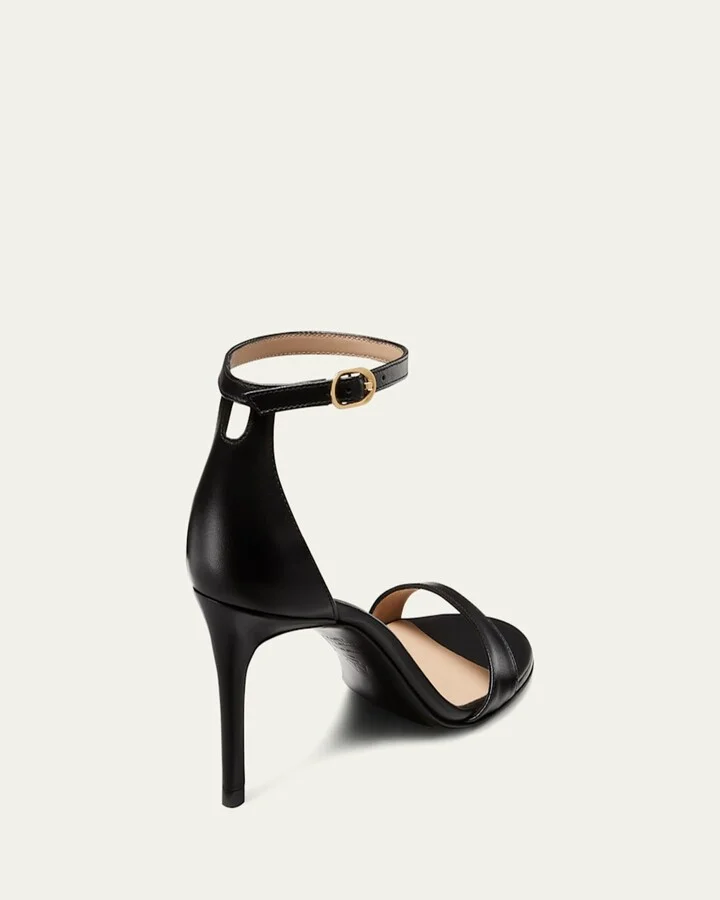 Nudist Leather Ankle-Strap Sandals - Image 5