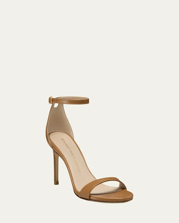 Nudist Leather Ankle-Strap Sandals - Image 9