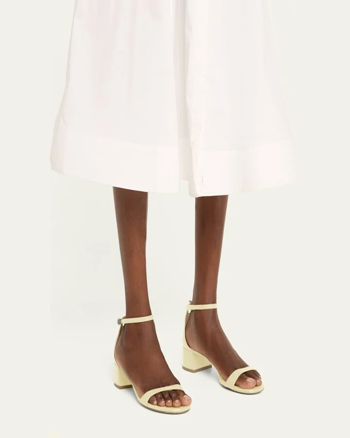 Nudist Leather Ankle-Strap Sandals - Image 6