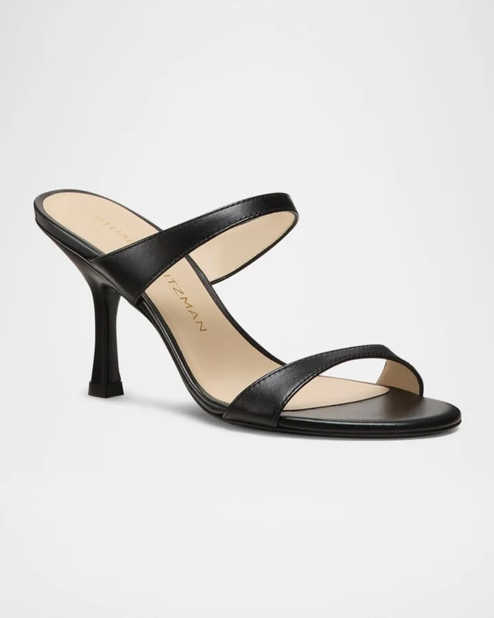 Nudist Leather Slide Sandals - Image 5