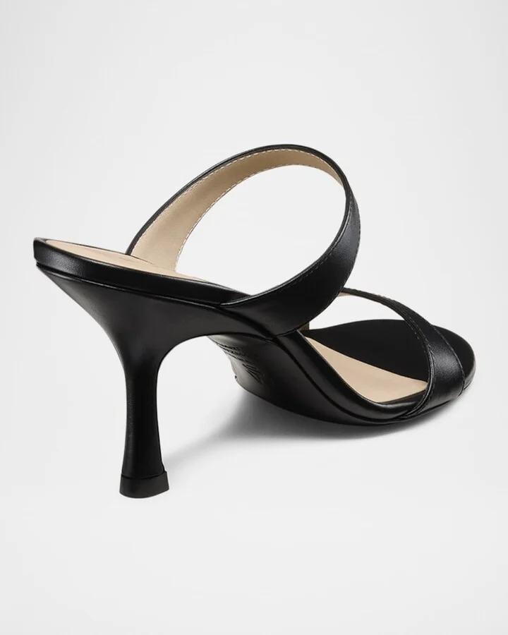 Nudist Leather Slide Sandals - Image 6