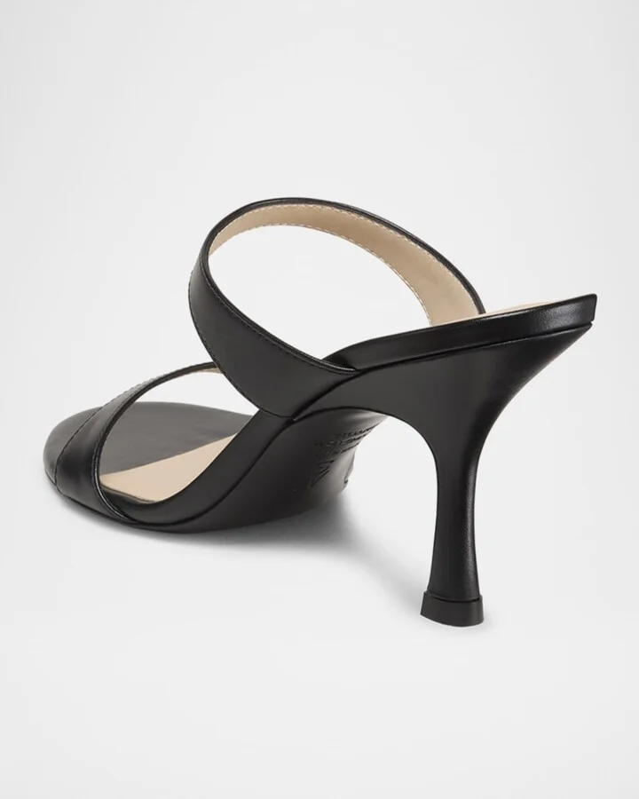 Nudist Leather Slide Sandals - Image 8