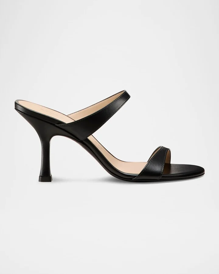 Nudist Leather Slide Sandals