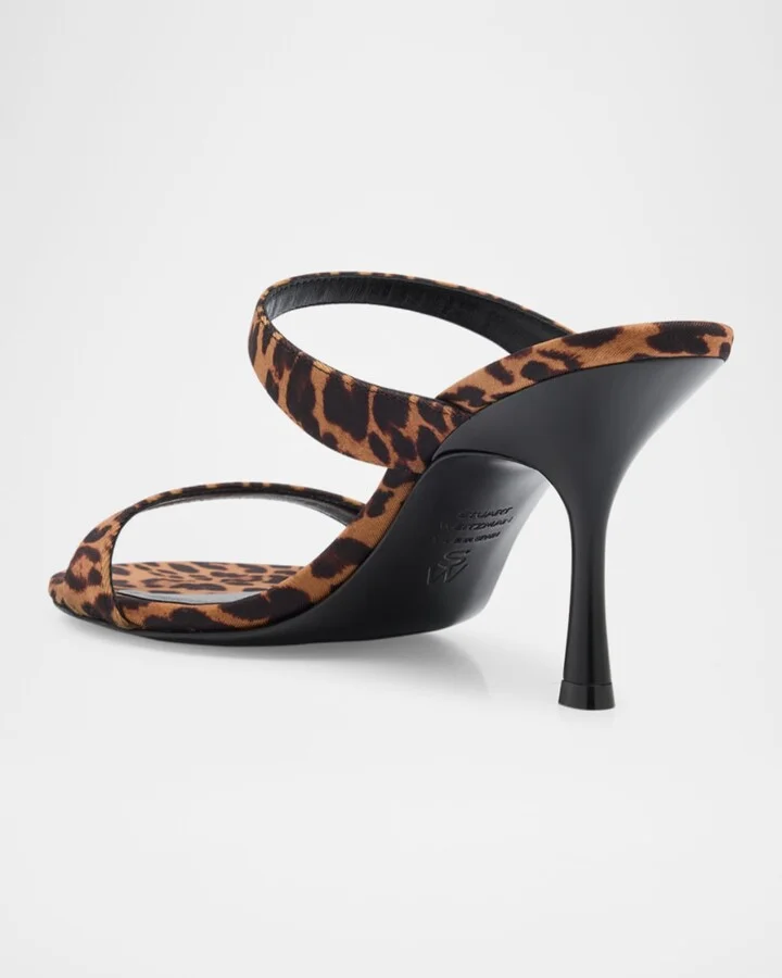 Nudist Leopard Dual-Band Slide Sandals - Image 2