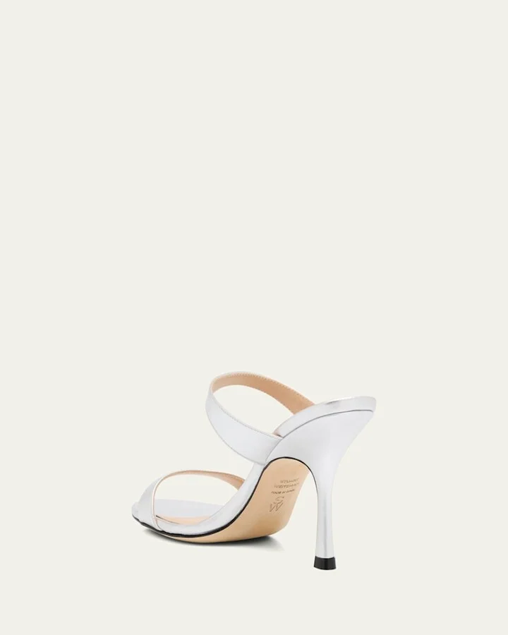 Nudist Metallic Dual-Band Slide Sandals - Image 2