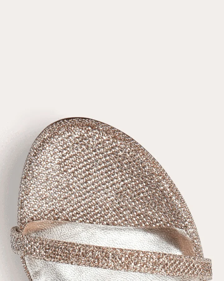 Nudist Metallic-Leather Sandal - Image 2