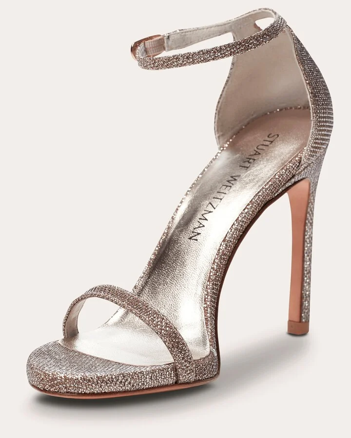 Nudist Metallic-Leather Sandal - Image 3