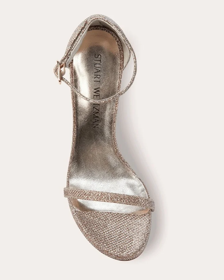 Nudist Metallic-Leather Sandal - Image 4