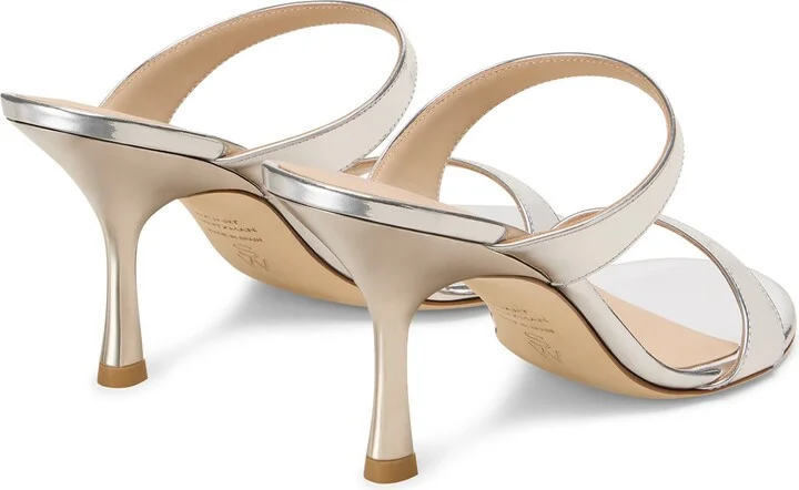 Nudist Metallic Slide Sandal - Image 2