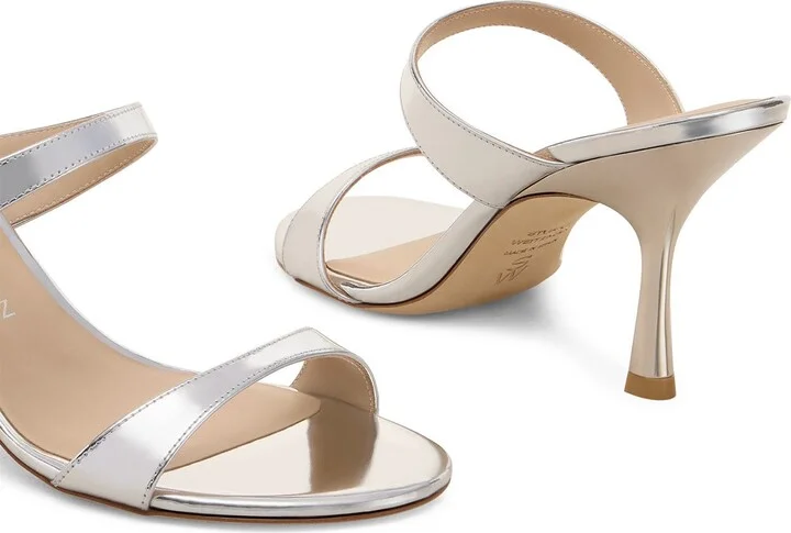 Nudist Metallic Slide Sandal - Image 4