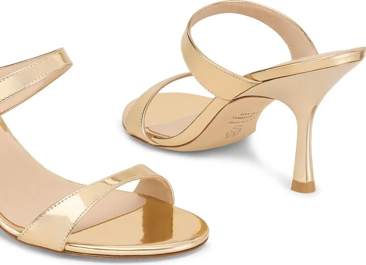 Nudist Metallic Slide Sandal - Image 8
